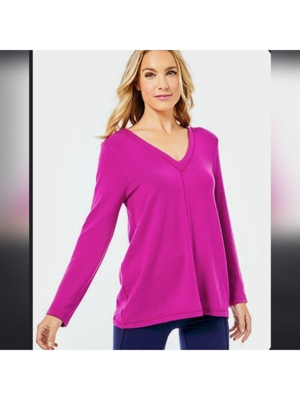 Lilly Pulitzer XL Luxletic Areli Pullover Top Bordeaux Berry